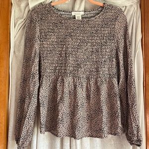 Cheetah blouse